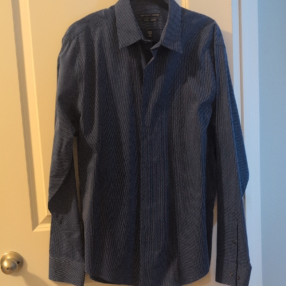Geoffrey Beene Blue Dress Shirt